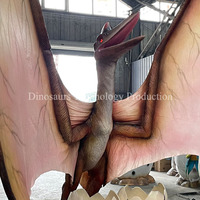Çocuk Oyun Alanları İçin Üretilmiş Büyük Animatronik Pterozor Modeli, Kapalı Alan Parkları İçin Hareketli Uçan Dinozor Robotu