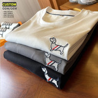 Herenshirts luxe groothandel hoge kwaliteit oversized geborduurde T-shirts lage prijs custom herenshirts bedrukking blanks T-shirts