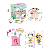 Zhiqu personnalisé OEM PVC princesse boîte aveugle jouet non toxique biodégradable fille poupée modèle Surprise enfants boîtes mystère