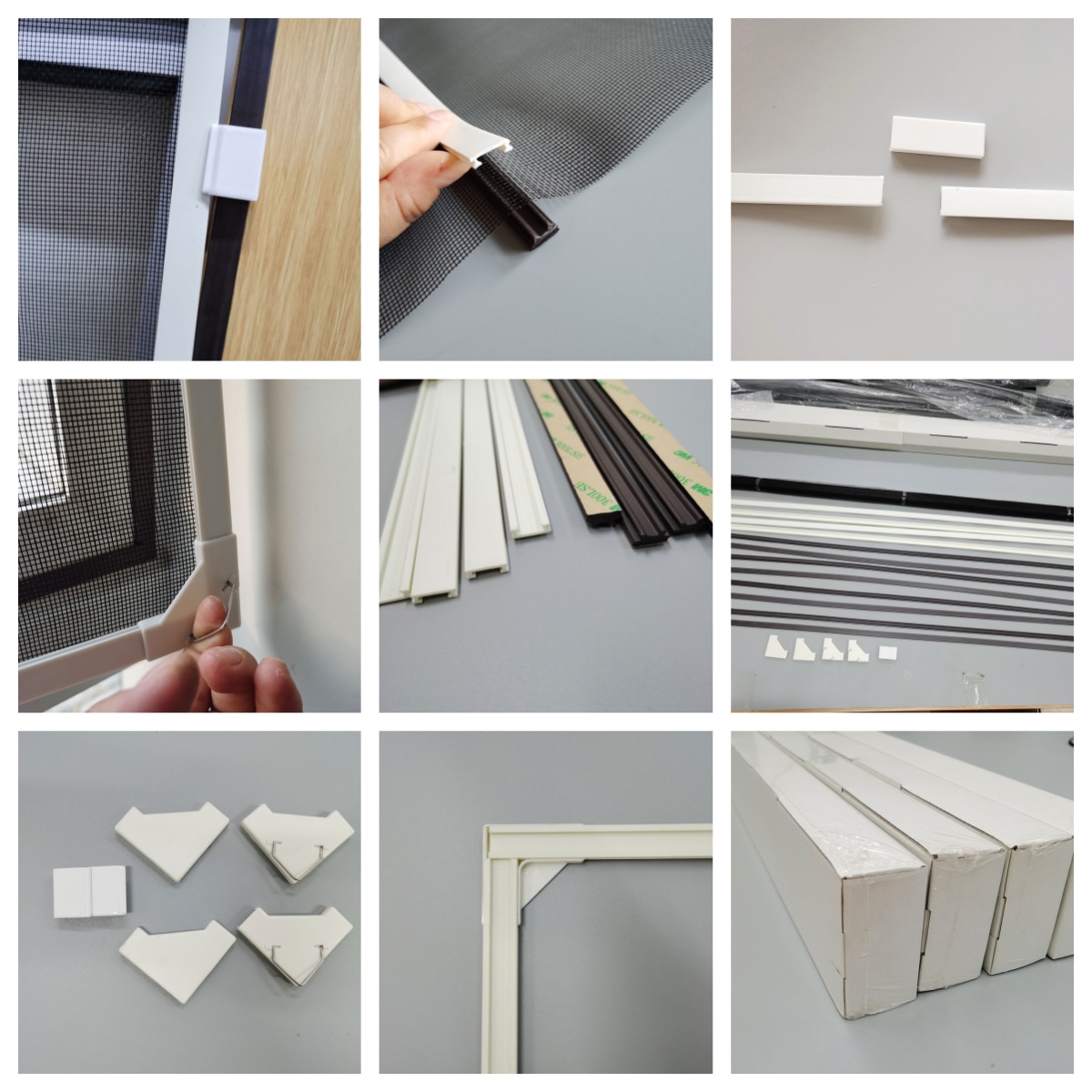 Hot Sell PVC Strips Magic Paste Anti Mosquito Magnet Frame Diy Magnetic Insect Screen Window · image 4