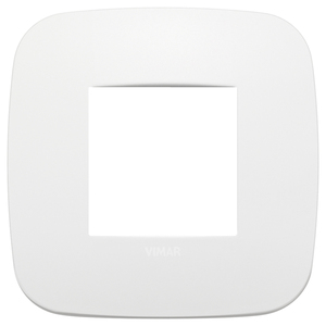 Vimar Placca Round 2M Polar Matt Total Look 9.7x9.7cm Wall <b>Switch</b> Cover - Product Image 1