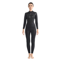 Combinaison à manches longues fendue 3mm pour femmes à séchage rapide résistant au froid chaud plongée en apnée rembourré combinaison de Surf imperméable caractéristique pantalons longs pour hommes