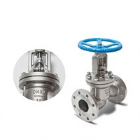 Vanne d'arrêt manuelle industrielle haute température pour pipeline J41W-16HC DN80, en acier inoxydable HC276, à brides