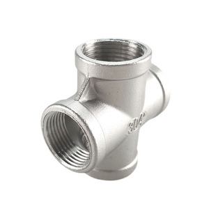 Raccord croisé à quatre voies en acier inoxydable Conan, filetage interne 1/2 pouce, pour plomberie et tuyaux rigides - Product Image 2