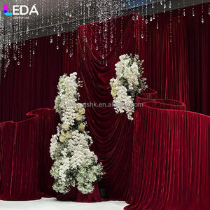 LEDA Outdoor White Metal Wave <b>Frame</b> Customized <b>Wedding</b> Background <b>Frame</b> Backdrop Arch for <b>wedding</b> - Product Image 1