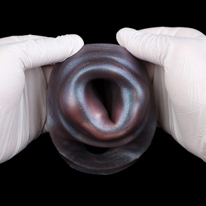 Horse Hollow <b>Dildo</b> with Spikes Stimulation Cock Sheath Adult Penis Extender Sex Toys for Men Reusable Silicone Condom for Couple - Product Image 5