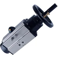 Katup Kupu-kupu DNOVA Besi Cor QT450 NBR DN125-150 16bar -10+90 ° C, Aktuator Pneumatik DA, Limit Switch EX, AFC2000