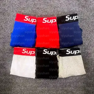 Paquete de 4 Calzoncillos de Diseño para Hombre, Corte Recto, Algodón Transpirable, Antibacterianos, de Secado Rápido, Tipo Boxer - Product Image 1