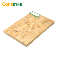 Panel OSB Económico de 1220*2440mm, 11mm/12mm, Núcleo de Madera Dura y Superficie OSB, para Embalaje o Construcción
