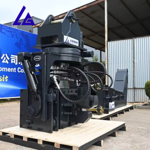 Vibro-compacteur hydraulique pour palplanches avec inclinaison réglable pour les travaux de construction de ponts et de routes - Product Image 3