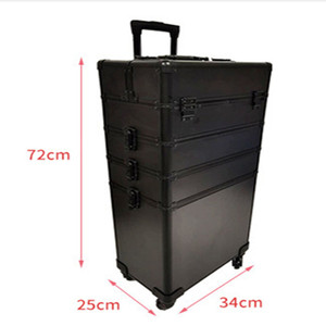 Multi-function Makeup Trolley Professional Rolling Train Case Beauty Salons Trolley <b>Suitcase</b> - Product Image 5