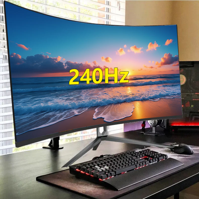 27 34 19 Inch Gaming Computer Hardware & Software Curved Screen Gaming Pc Monitor 27 Inch 4k Monitors