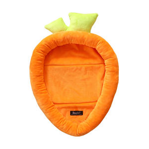 햄스터 둥지 따뜻한 면 소재 조립형 당근 모양 글라이더 황금햄스터 아늑한 잠자리 토끼 쥐 소형 애완동물 겨울 용품 - Product Image 6