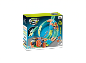 ชุดของเล่นรางเปลี่ยนได้ 224 ชิ้น ของเล่นโมเดลพลาสติกสำหรับเด็กอายุ 5 ถึง 7 ปี สำหรับเด็กทั้งชายและหญิง - Product Image 1