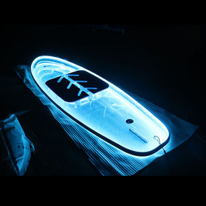 Tabla de Paddle <span class=keywords><strong>Surf</strong></span> SUP Transparente de Primera y Tour en Kayak Transparente con Luz LED al Por Mayor Equipo para <span class=keywords><strong>Surf</strong></span> Acuático Material del Casco de PC - Product Image 1