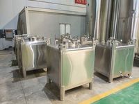 Réservoir IBC pour alcool intermédiaire 1000L – Stockage de bière et de distillés – Réservoir de stockage de liquides simple ou double paroi personnalisable