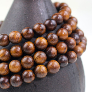 Black Rosewood 108 Bead Prayer <b>Bracelet</b> 6 8mm Round Unisex Religious Jewelry Hangzhou Origin Antiques Style - Product Image 2
