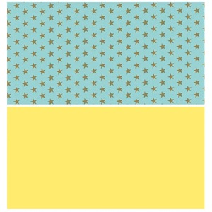 Rollo de Papel de Arte con Diseño de Estrellas Verde Menta Personalizado, 100GSM, Doble Cara, Reciclable, Ecológico, para Envolver Regalos, Manualidades y Embalaje - Product Image 3