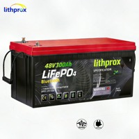 Batterie Lithium LiFePO4 48V 300AH 15KW à Décharge Profonde Grade A Marine avec BMS Intelligent RS485, Connecteur Anderson, 6000+ Cycles, CE RoHS IP67, OEM ODM