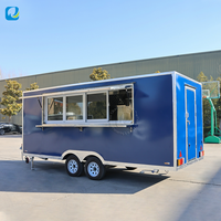 Remorque de restauration professionnelle Chammp avec cuisine complète pour la vente ambulante, usage commercial, logistique professionnelle haute performance