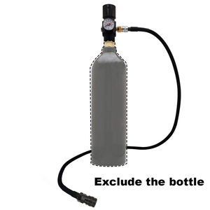 Regulador de baja presión de aire HPA 0-130psi <span class=keywords><strong>Micro</strong></span> regulador portátil de <span class=keywords><strong>CO2</strong></span> adaptador estándar americano accesorios para herramientas neumáticas - Product Image 3