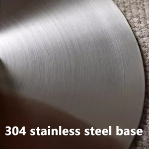 Cơ sở thép không gỉ hiện đại bàn ăn cơ sở gỗ rắn + Bàn đá thiêu kết thân thiện với môi bền nhỏ gọn đàm phán nhỏ - Product Image 5