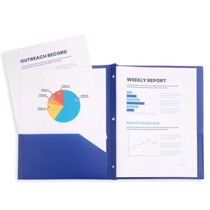 6 Gói Nhựa Nhiều Màu Hai Thư Mục Bỏ Túi Có Ngạnh, Thư Mục Nhựa Với <span class=keywords><strong>2</strong></span> Túi Và <span class=keywords><strong>3</strong></span> Ngạnh - Product Image 2