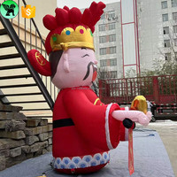 Gonflable de la richesse du nouvel an chinois, décoration imprimée, personnalisé de 3m,, A8842
