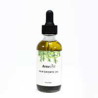Huile de croissance capillaire à la menthe poivrée 100% naturelle et biologique pour hommes et femmes, ingrédients nourrissants, huile d'argan et de noix de coco, étiquette privée OEM/ODM