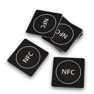 NFC ミニ <span class=keywords><strong>IC</strong></span> スマートカード防水 PVC 電話ステッカーラベル NTAG215 25 × 25 ミリメートル 13.56MHz RFID ISO14443A アクセス制御タグ - Product Image 5