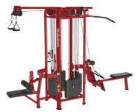Machine de fitness multi-jungle commerciale à 4 stations, multifonctionnelle, 5 stations, multi-jungle à 5 colonnes, à vendre