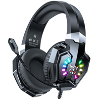 ONIKUMA X32 RGB Headset Gaming Berkabel Over Ear Surround Sound Peredam Kebisingan IPX-4 dengan Mikrofon