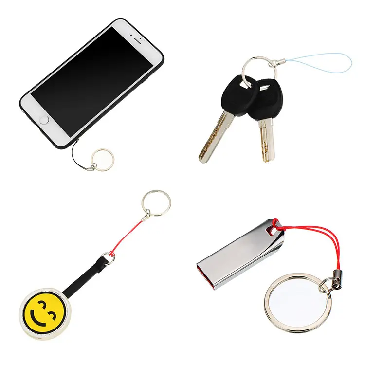 100 adet Polyester Flash sürücü anahtarlıklar kordon ile renkli kayış için kimlik kartı USB kimlik kartı MP3 çalar tuşları cep telefonu anahtarlık