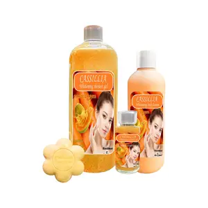 Private Label personalizzare Papaya da donna cura del corpo Spa Set regalo da bagno bagno e doccia Set regalo per la cura della pelle del corpo