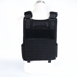 Gilet tactique MOLLE en nylon anti-coupure, équipement tactique d'extérieur, taille unique, coupe classique, bretelles à coutures soudées - Product Image 3