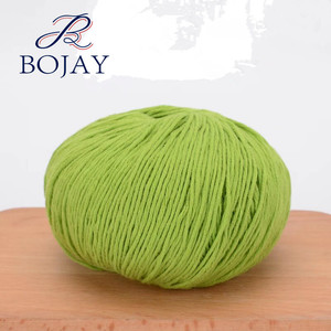 Bojay Chất Lượng Cao, 8ply 50G 100% Chải Kỹ Bông Bóng Sợi Cho Crochet Và Tay Đan Áo Len - Product Image 2