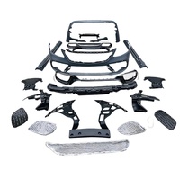 Kit de carrosserie AMG Style S65 pour classe S W222 nouvelles jupes latérales de pare-chocs avant diffuseur arrière avec découpes d'échappement comprenant des clips
