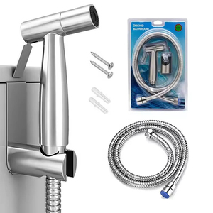 Juego de Ducha <span class=keywords><strong>Bidet</strong></span> Portátil de Acero Inoxidable SUS304 <span class=keywords><strong>para</strong></span> Inodoro, Ideal <span class=keywords><strong>para</strong></span> Baños y Proyectos Hoteleros (Venta al Por Mayor) - Product Image 5