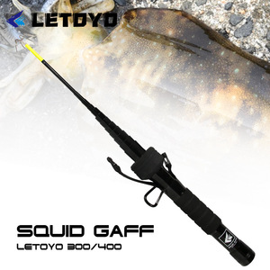 3.0m 4.0m Tige de Carbone <span class=keywords><strong>Télescopique</strong></span> Squid Gaff Avec Squid Jig EGI Bateau Crochet Surfcasting Pêche Gaff harpon lanza saft léger - Product Image 2