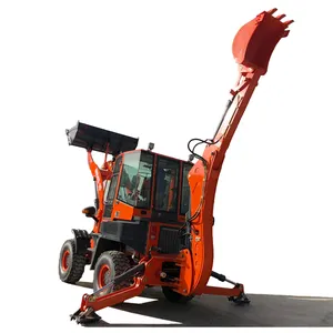 Cina Wz25 10 Backhoe Loader Bekoloder Backhoe dengan Pegangan