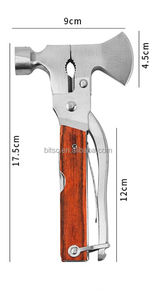 Mini marteau en acier 7-en-1 accessoires <span class=keywords><strong>de</strong></span> <span class=keywords><strong>camping</strong></span> brise-vitre d'urgence et coupe-ceinture <span class=keywords><strong>de</strong></span> sécurité outils et objets d'autodéfense - Product Image 4