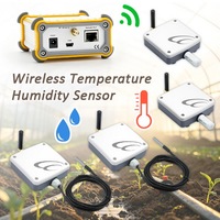 Moniteur de chambre froide 4 ensembles, capteur sans fil de température et d'humidité LoRaWAN, passerelle OEM ODM IP65, garantie 2 ans