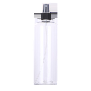 Yuanheng Transparent Spray <b>Bottle</b> 5-500ml Plastic Black Cap Fine Mist Dispenser General Packaging - Product Image 1