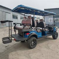 Chariot tout-terrain multifonctionnel Voiture de patrouille électrique à quatre roues 4 6 8 sièges Véhicule utilitaire voiturette de golf
