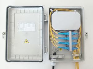 <span class=keywords><strong>Box</strong></span> di Distribuzione Fibra Ottica 1*8 PLC Splitter OTB a 8 Porte per Interni ed Esterni, Apparecchiatura in Fibra Ottica, Scatola di Giunzione Ottica - Product Image 1