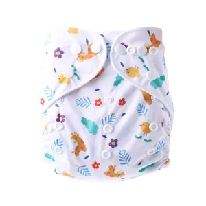 EASYMOM 3-15KG 1 Size Fits All Washable Baby Pocket Diapers Adjustable Waterproof Cloth Diaper Cover