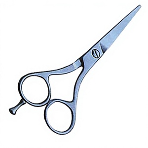 ASAP Professional Customized Logo Hair Cutting Set Stainless Steel Salon <b>Scissors</b> <b>Left</b> <b>Handed</b> Long Handle Sharp Blade Tip Matt - Product Image 1