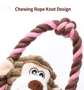 Jouets en peluche pour chiens avec <span class=keywords><strong>anneau</strong></span> de traction, animaux en peluche éléphant/ <span class=keywords><strong>Singe</strong></span>/ Lion, jouets de <span class=keywords><strong>dentition</strong></span> indestructibles pour chiens de grande race - Product Image 4