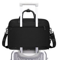 Nouvelle sacoche souple pour ordinateur portable de voyage d'affaires pour homme, 15,6 pouces, portable, imperméable, en nylon, grande capacité, avec fermeture éclair