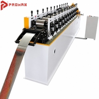 Mesin Roll Forming C Stud Top Hat untuk Pembuatan Rangka Dinding Baja dan Peralatan Produksi Profil Partisi Papan Gipsum
